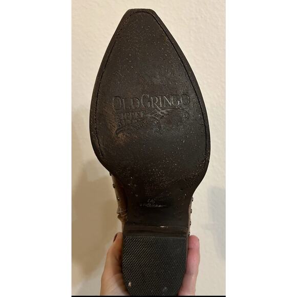 Old Gringo Mabell 6” Embroidered Sued Boot Women’s Sz 6.5 Native American Chief - Picture 13 of 15